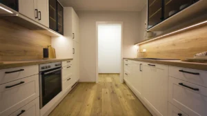 Küche der Musterwohnung